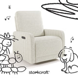 Storkcraft® Kyoto Deluxe Extra-Wide Nursery Power Recliner Swivel Glider.