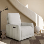 Storkcraft® Kyoto Deluxe Extra-Wide Nursery Power Recliner Swivel Glider.