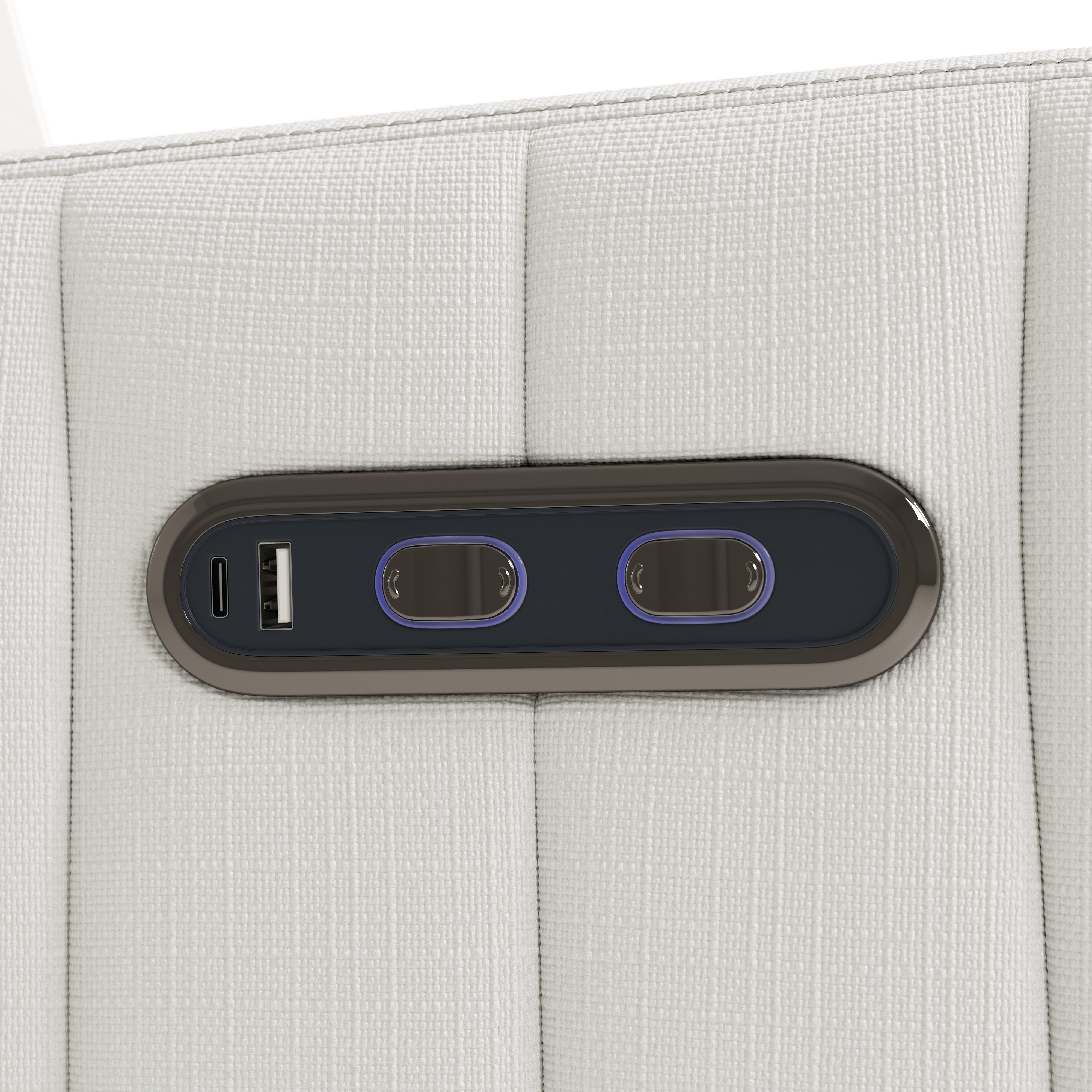 Storkcraft® Kyoto Deluxe Extra-Wide Nursery Power Recliner Swivel Glider.