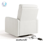 Storkcraft® Kyoto Deluxe Extra-Wide Nursery Power Recliner Swivel Glider.