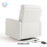 Storkcraft® Kyoto Deluxe Extra-Wide Nursery Power Recliner Swivel Glider.