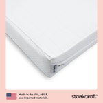 Storkcraft 6-Inch Water-Resistant Grow-with-Me Dual-Sided Baby Crib & Toddler Bed Mattress