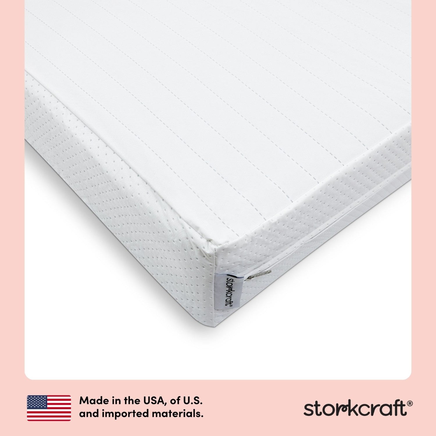 Storkcraft 6-Inch Water-Resistant Grow-with-Me Dual-Sided Baby Crib & Toddler Bed Mattress
