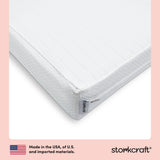 Storkcraft 6-Inch Water-Resistant Grow-with-Me Dual-Sided Baby Crib & Toddler Bed Mattress