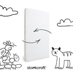 Storkcraft 6-Inch Water-Resistant Grow-with-Me Dual-Sided Baby Crib & Toddler Bed Mattress