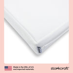 Storkcraft 6-Inch Grow-with Me Premium Waterproof Dual-Sided Baby Crib & Toddler Bed Mattress