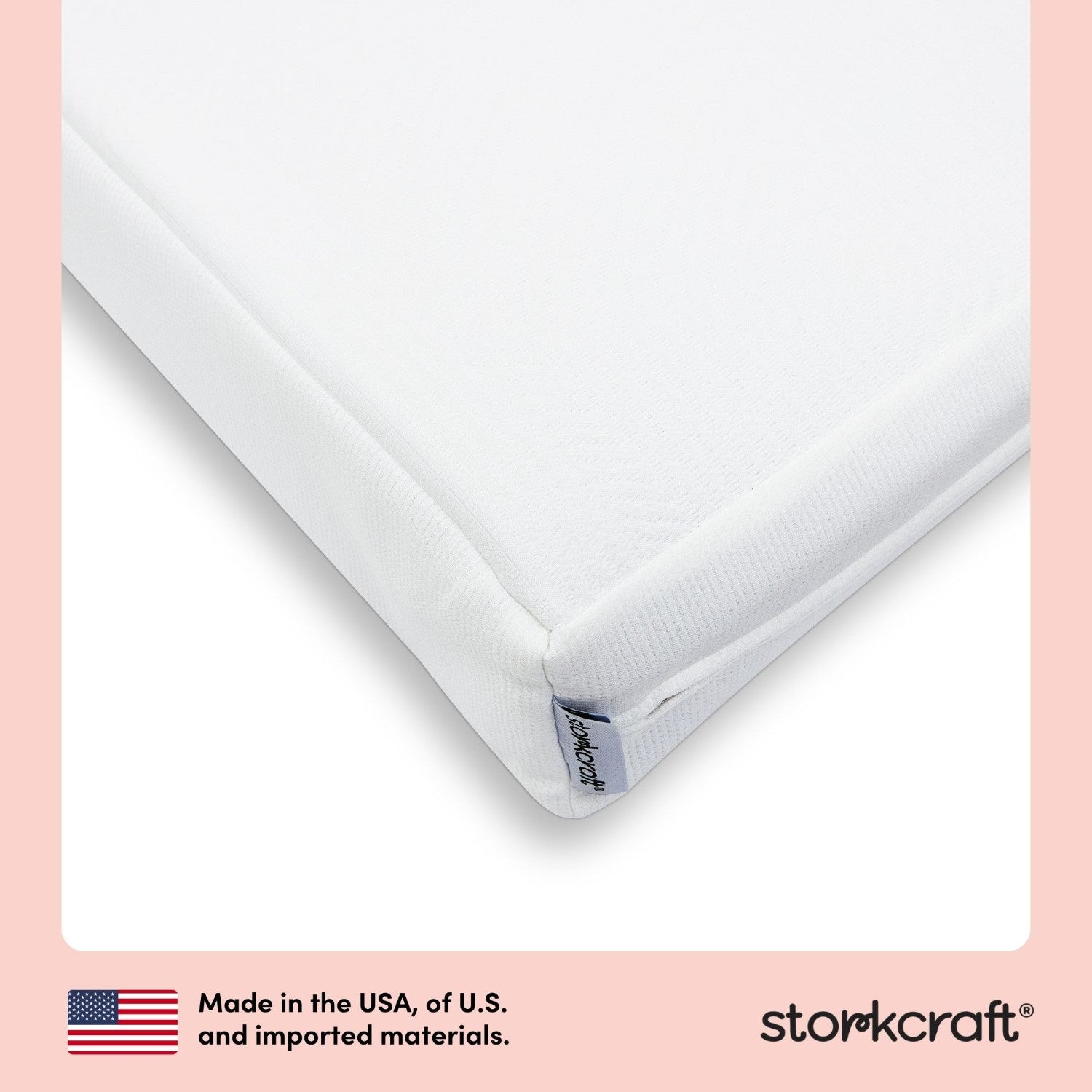Storkcraft 6-Inch Grow-with Me Premium Waterproof Dual-Sided Baby Crib & Toddler Bed Mattress