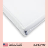 Storkcraft 6-Inch Grow-with Me Premium Waterproof Dual-Sided Baby Crib & Toddler Bed Mattress