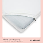 Storkcraft 6-Inch Grow-with Me Premium Waterproof Dual-Sided Baby Crib & Toddler Bed Mattress