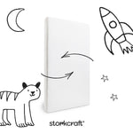 Storkcraft 6-Inch Grow-with Me Premium Waterproof Dual-Sided Baby Crib & Toddler Bed Mattress