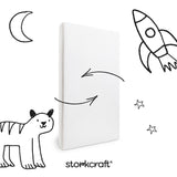 Storkcraft 6-Inch Grow-with Me Premium Waterproof Dual-Sided Baby Crib & Toddler Bed Mattress