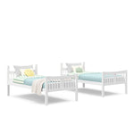Storkcraft® Next Caribou Convertible Twin-over-Twin Bunk Bed.