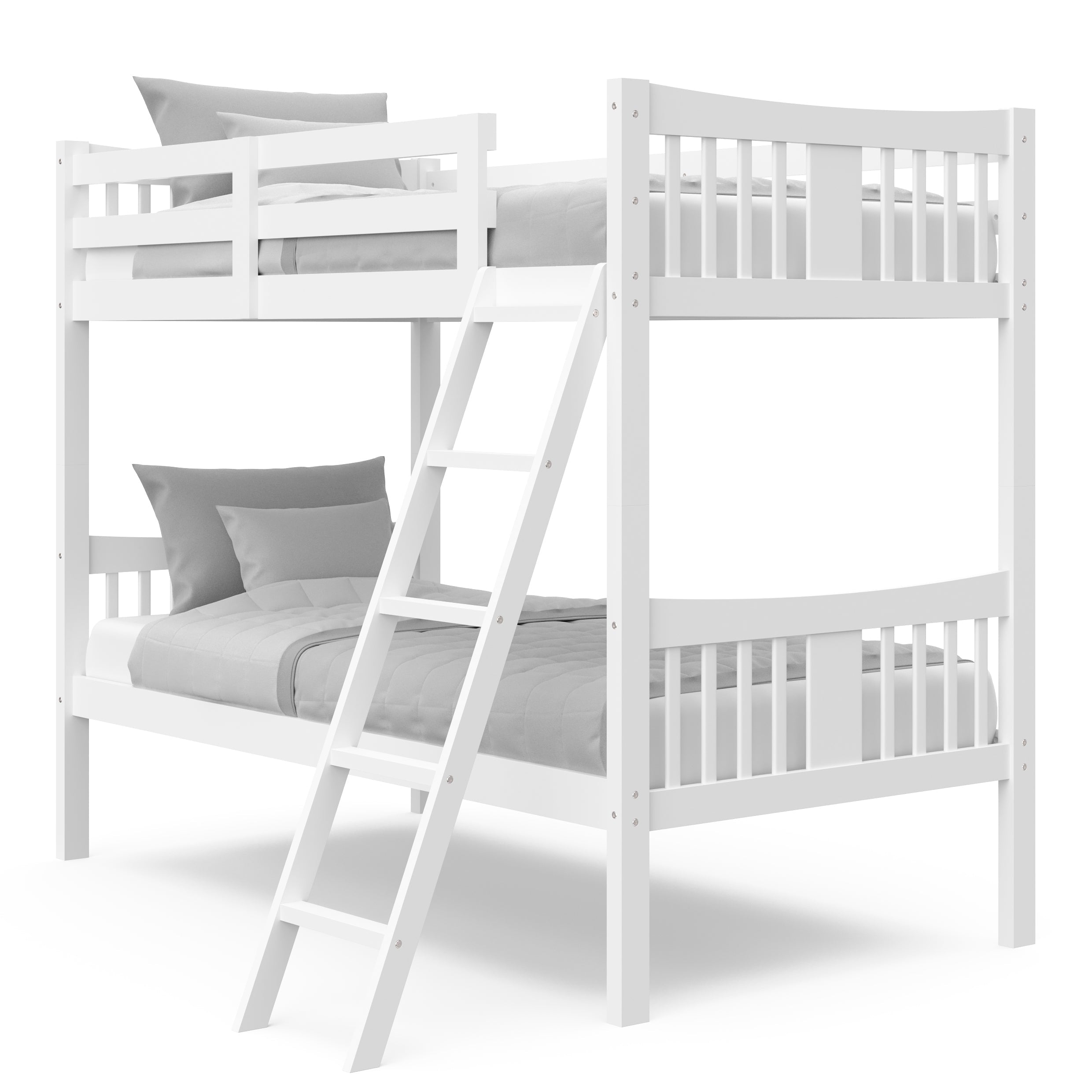 Storkcraft® Next Caribou Convertible Twin-over-Twin Bunk Bed.
