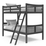 Storkcraft® Next Caribou Convertible Twin-over-Twin Bunk Bed.