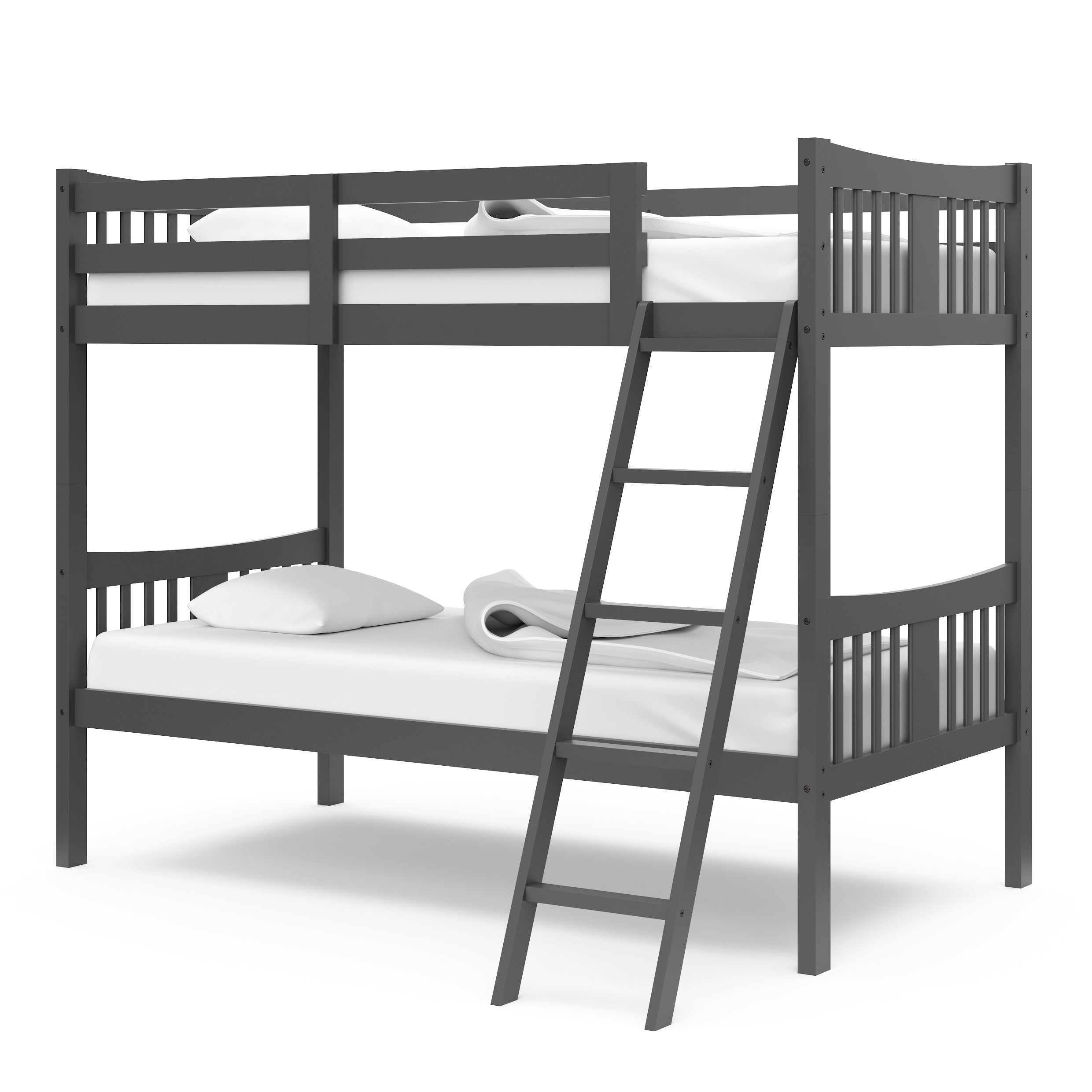 Storkcraft® Next Caribou Convertible Twin-over-Twin Bunk Bed.