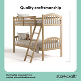 longhorn natural twin over twin bunk bed quality craftsmanship callout