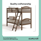 longhorn hazelnut twin over twin bunk bed quality craftsmanship callout