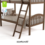 longhorn hazelnut twin over twin bunk bed with GGG and PTPA logo on top left