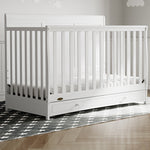 Graco® Asheville 4-in-1 Convertible Crib with Drawer.