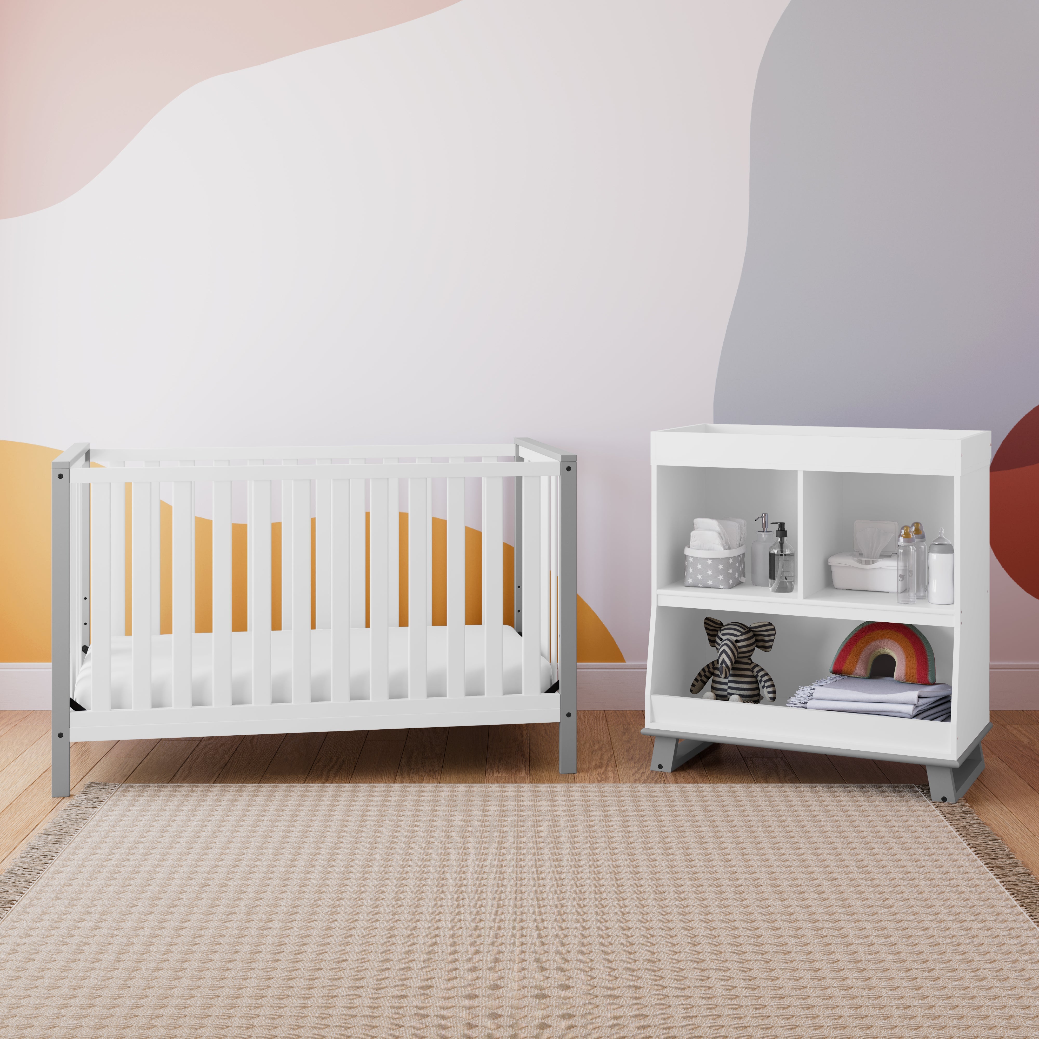 Storkcraft® Modern Convertible Changing Table.