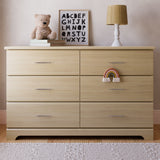brookside driftwood 6 drawer dresser in nursery