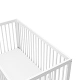 Storkcraft® Santorini® Deluxe 5-in-1 Convertible Crib with Bonus Toddler Guardrail.