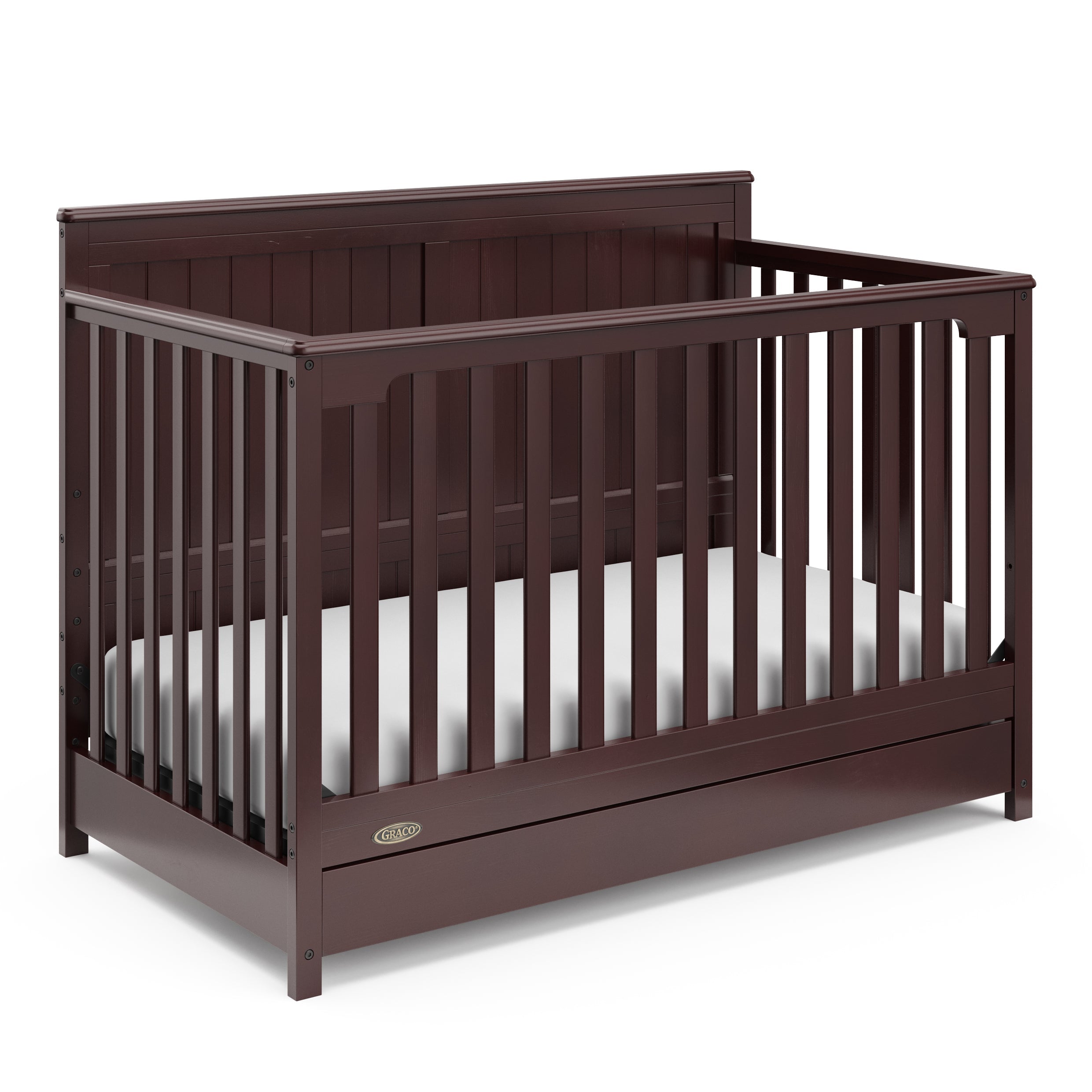 Graco® Hadley 5-in-1 Convertible Crib with Drawer.