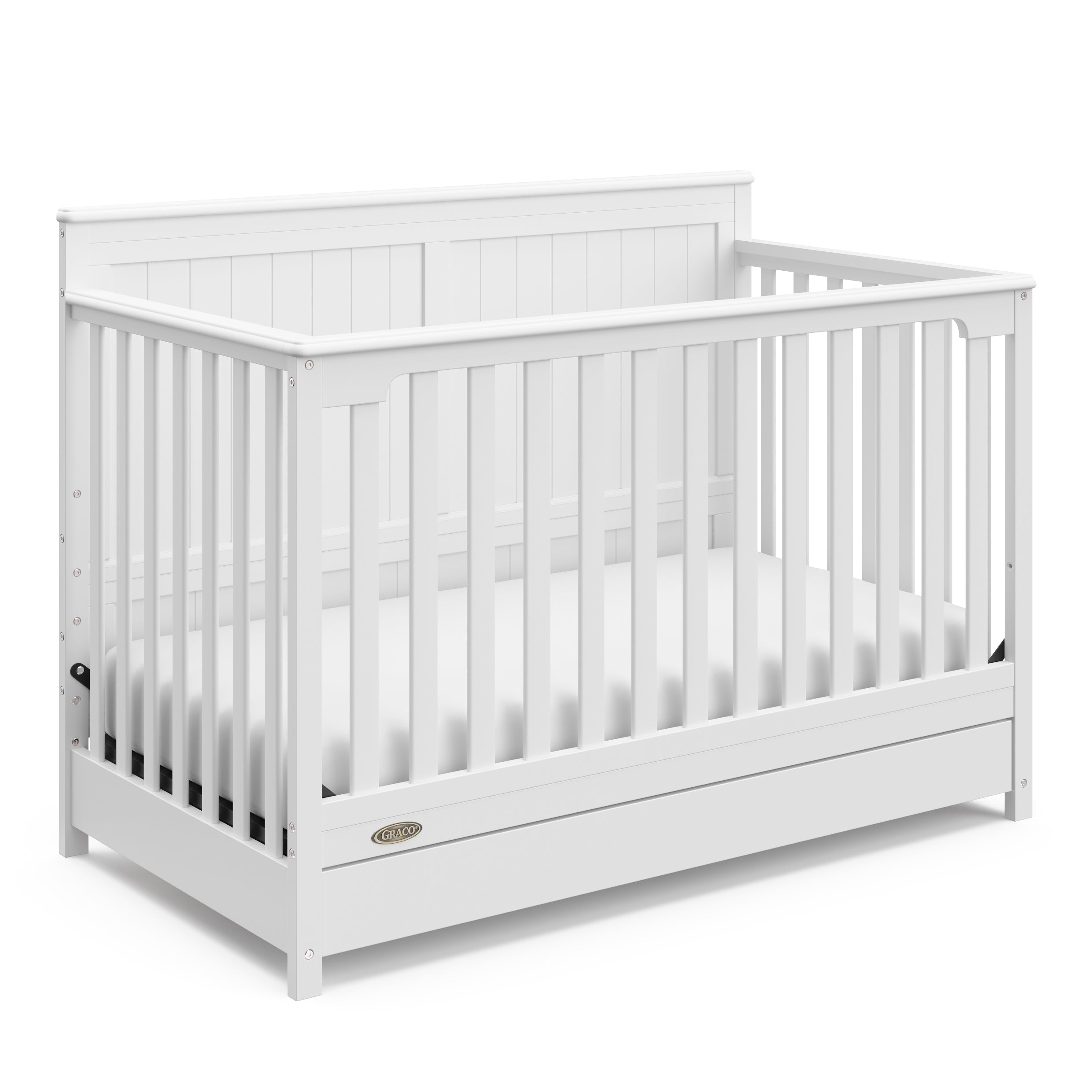 Graco® Hadley 5-in-1 Convertible Crib with Drawer.