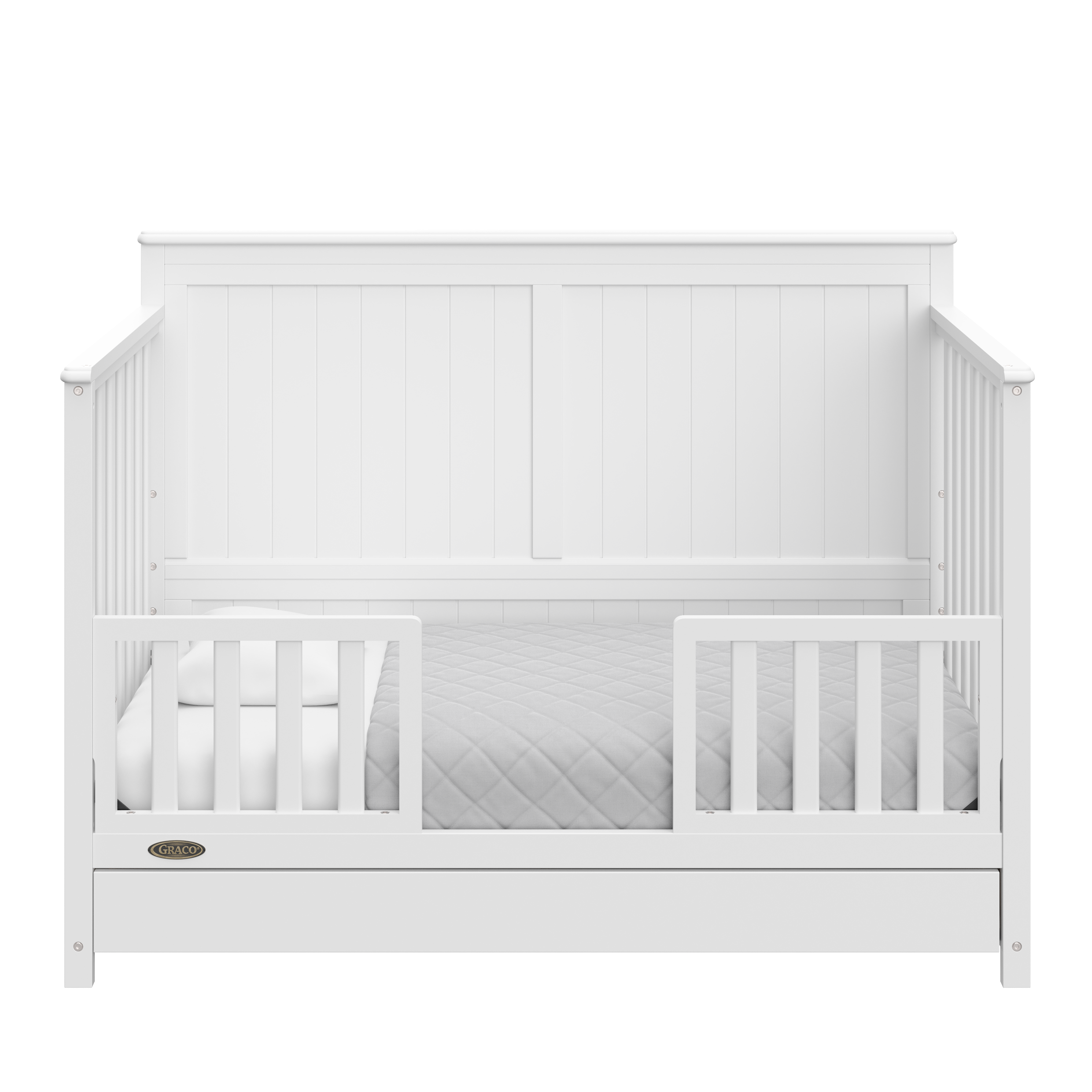 Graco® Hadley 5-in-1 Convertible Crib with Drawer.