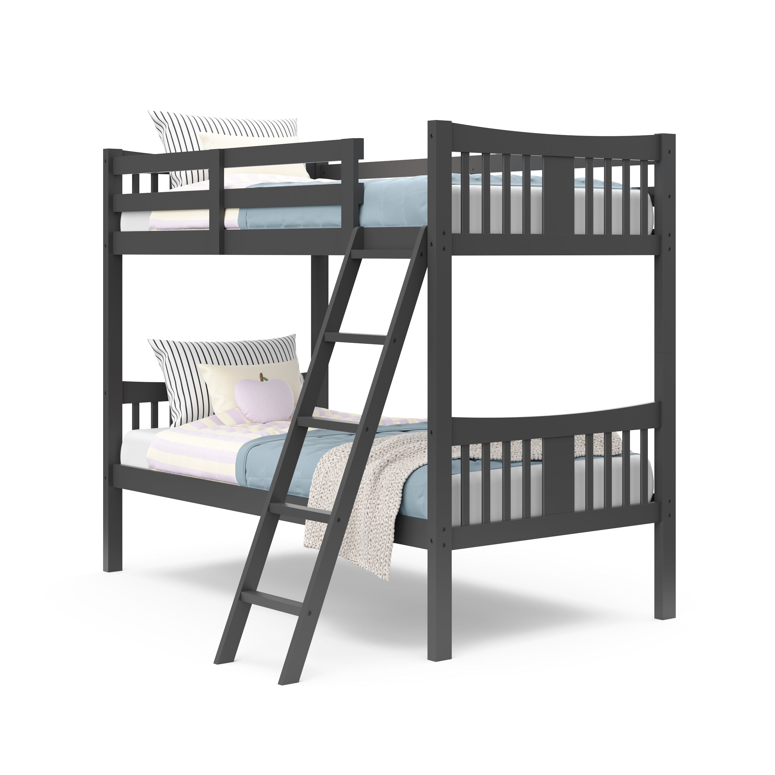 Storkcraft® Next Caribou Convertible Twin-over-Twin Bunk Bed.