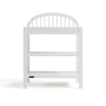 Olivia white changing table front view