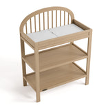 Olivia driftwood changing table top view