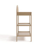 Olivia driftwood changing table side view