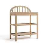 Olivia driftwood changing table angle view