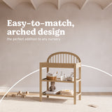 Olivia driftwood changing table style callout