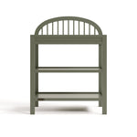 Olivia olive changing table front view
