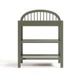 Olivia olive changing table front view