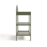 Olivia olive changing table side view