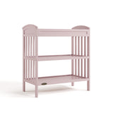 Benton blush changing table angle view