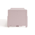 Casablanca blush table and bench set side view