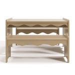 Casablanca driftwood table and bench set front view