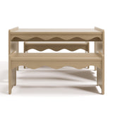 Casablanca driftwood table and bench set front view