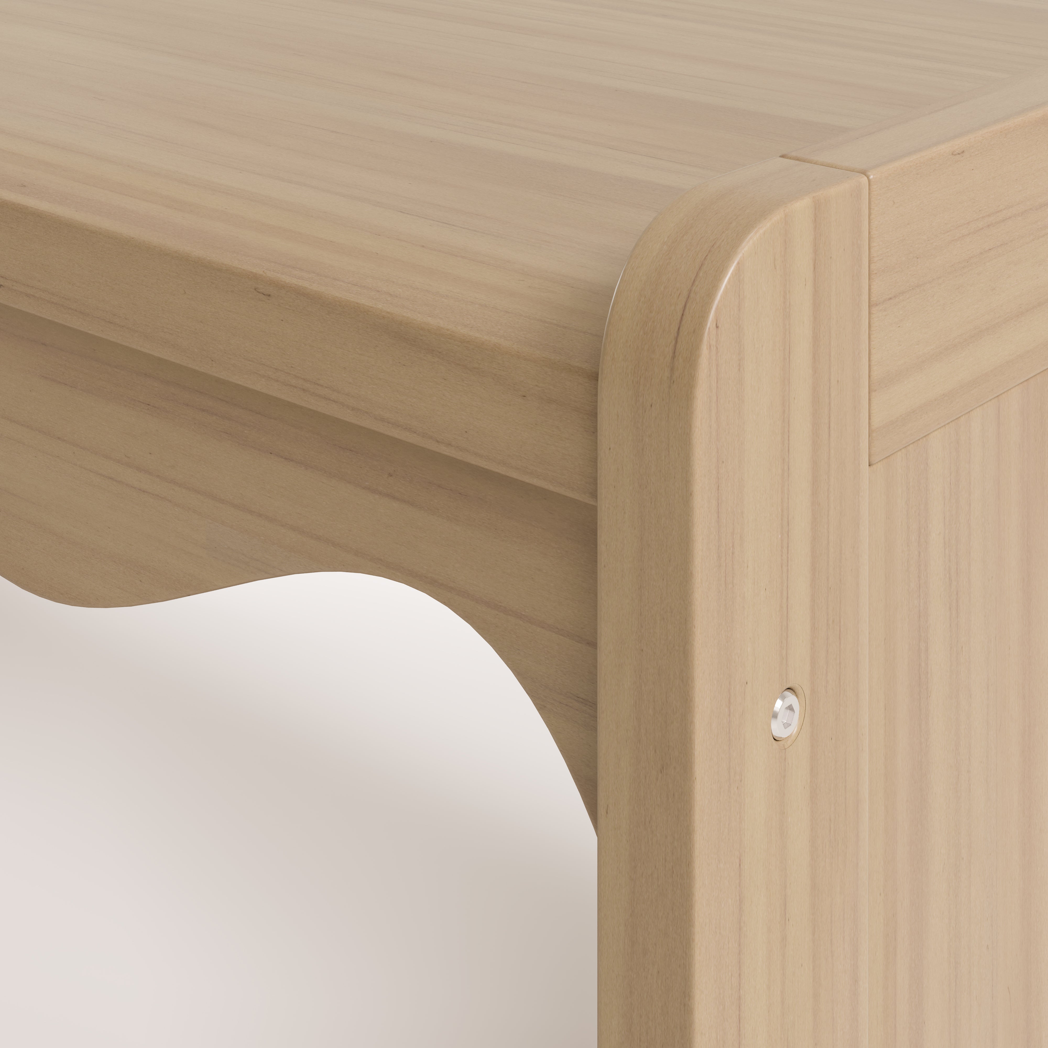 Casablanca driftwood table and bench set close up of wave design