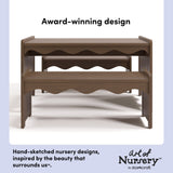 Casablanca hazelnut table and bench set style callout