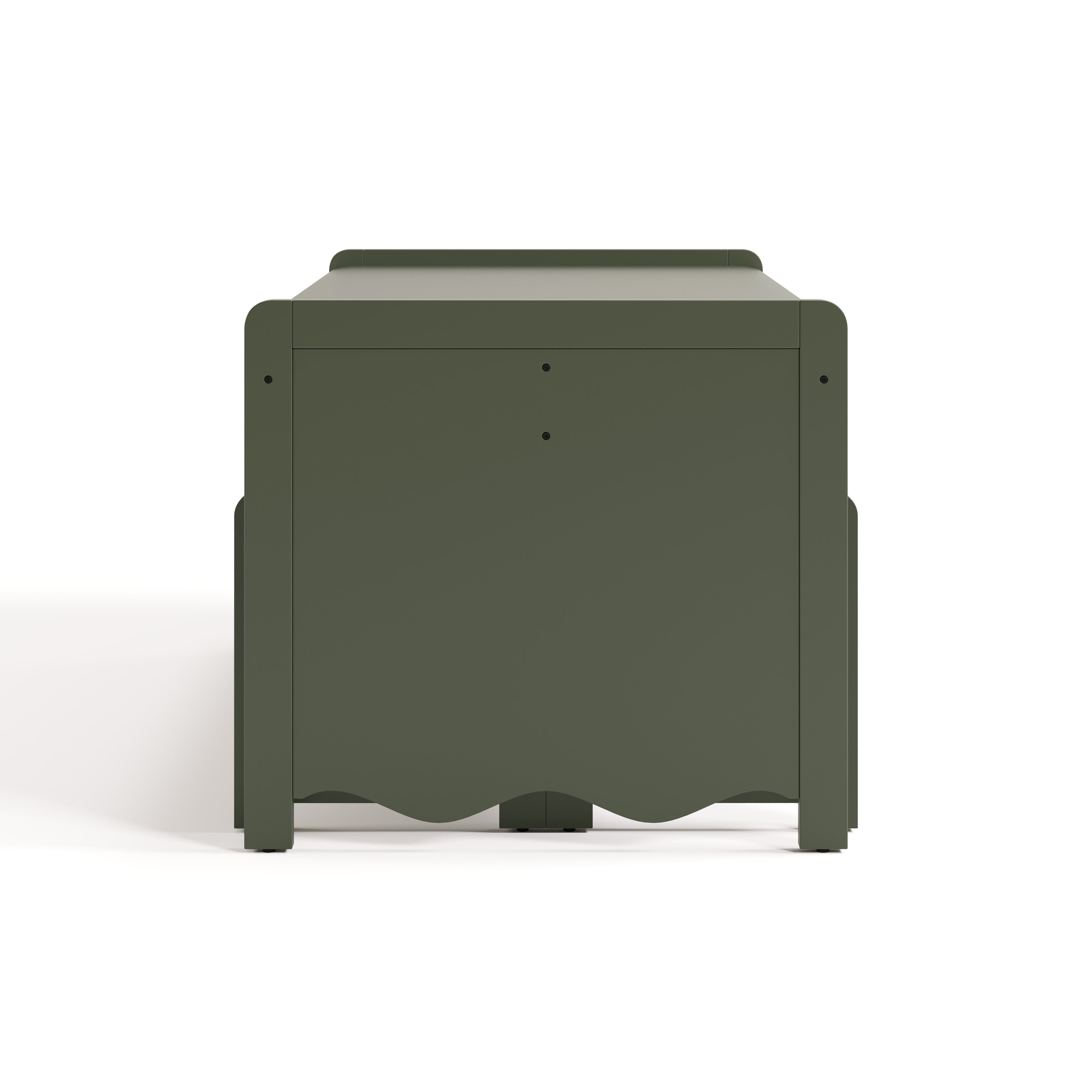 Storkcraft Casablanca Kids Activity Table and Bench Set in Olive