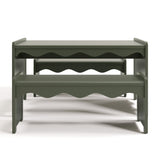 Storkcraft Casablanca Kids Activity Table and Bench Set in Olive