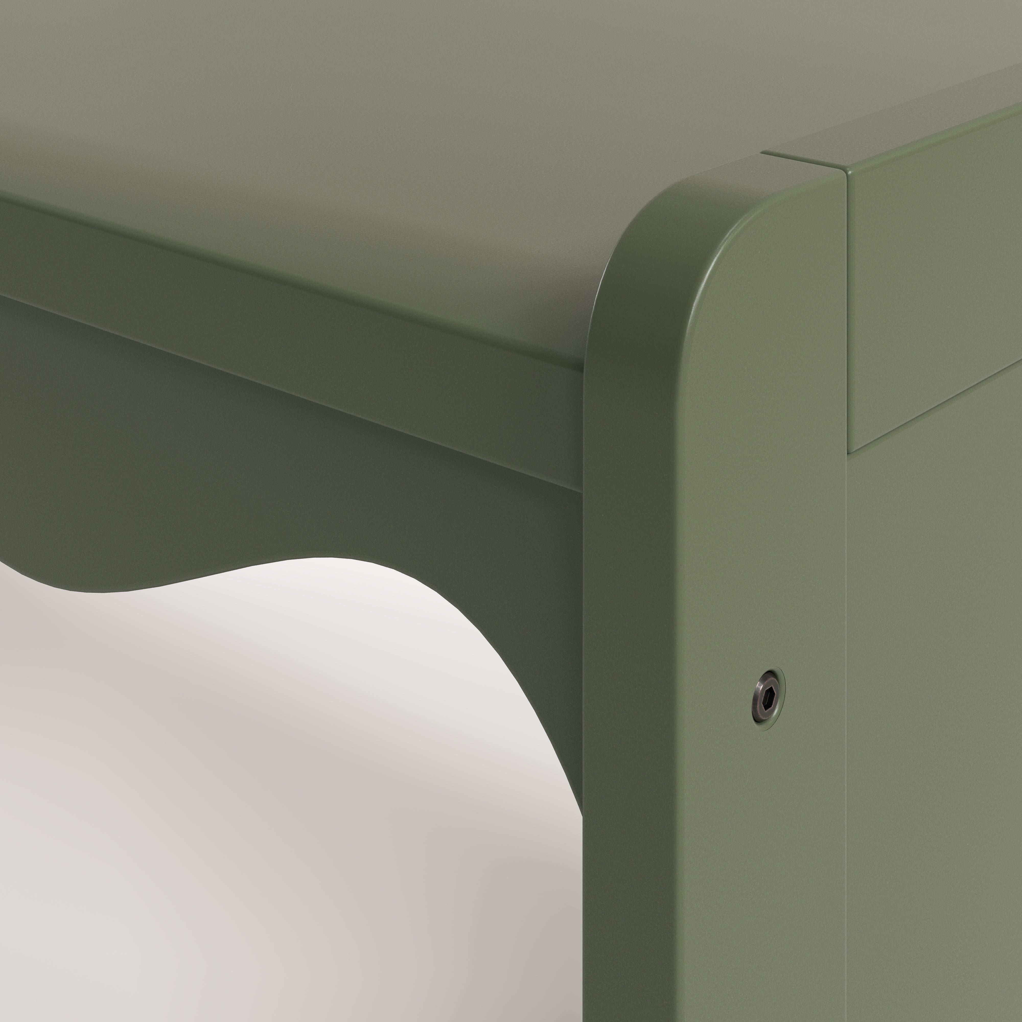 Storkcraft Casablanca Kids Activity Table and Bench Set in Olive