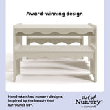 Casablanca frosted oat table and bench set style callout