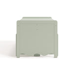Casablanca sage table and bench set side view