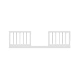 front view of white Toddler Safety Guardrail Kit with dowels